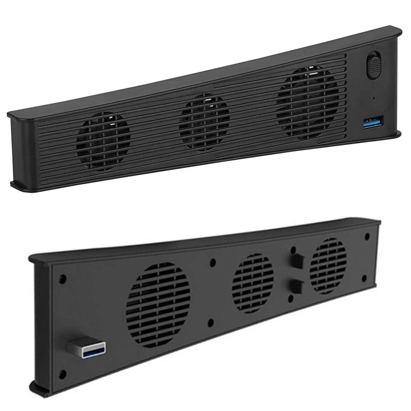 For PS5 Console 3-Fan Cooler Cooling Fan Extended USB Interface For PS5 Console Light And Compact For PS5 Accessories