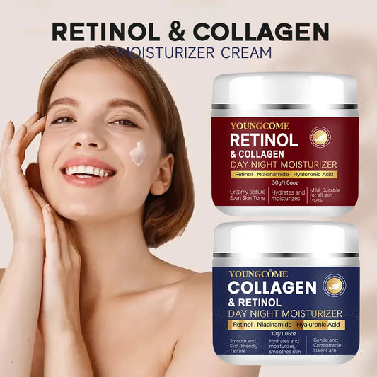 Retinol Face Skin Care Retinol Collagen Cream Anti-aging Wrinkle Deep Hydration Moisturizing Skin Health Whitening Exfoliation