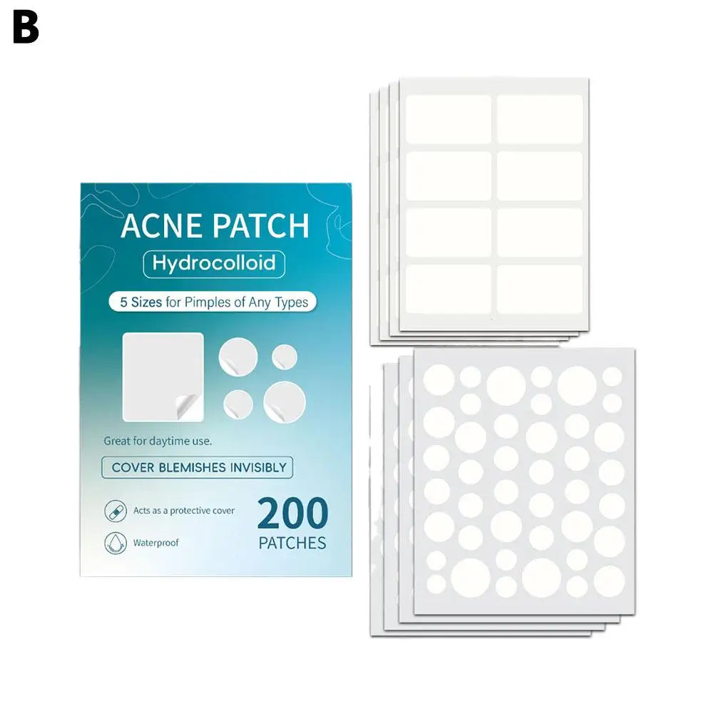 2 Sizes Invisible Professional Healing Absorbing Spot Sticker Covering for Men Women 1set Face Skin Care Acne Pimple Patch