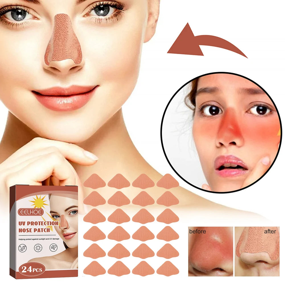 Outdoor UV Cut Eye Patch Nose Sunscreen Nose Patch Sunscreen Mask Soothing Sunscreen Face Protector Anti Sun For Skin Care