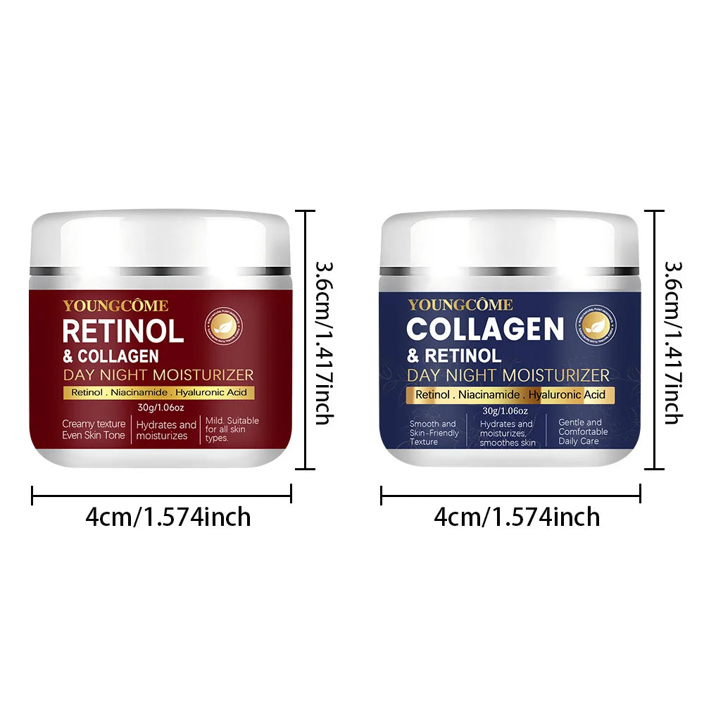 Retinol Face Skin Care Retinol Collagen Cream Anti-aging Wrinkle Deep Hydration Moisturizing Skin Health Whitening Exfoliation