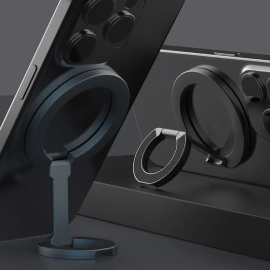 2025 New Mobile Phone Finger Ring Holder for Magsafe Strong Magnet Suction Double-sided Magnetic Stand for iPhone16 15 14 Xiaomi