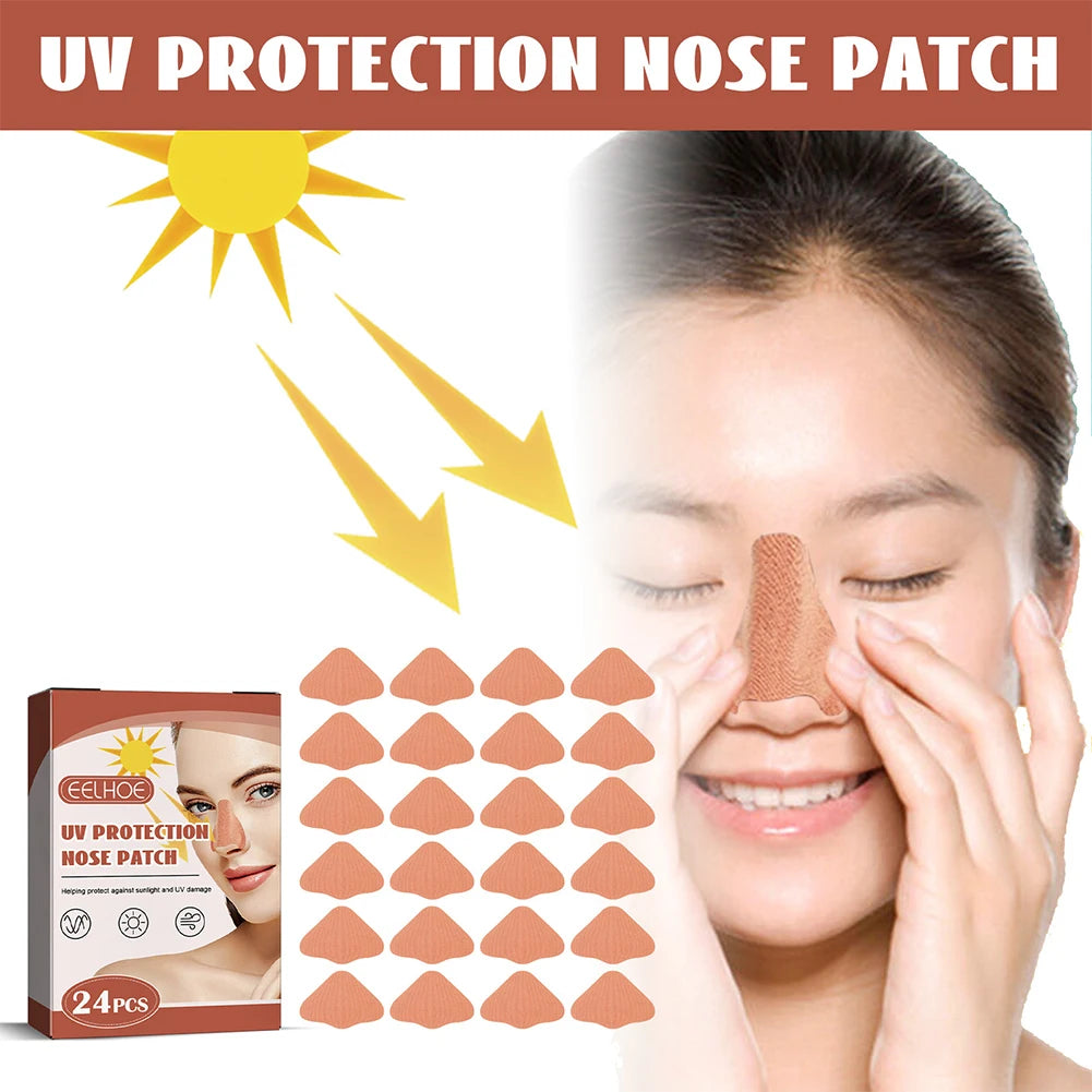 Outdoor UV Cut Eye Patch Nose Sunscreen Nose Patch Sunscreen Mask Soothing Sunscreen Face Protector Anti Sun For Skin Care