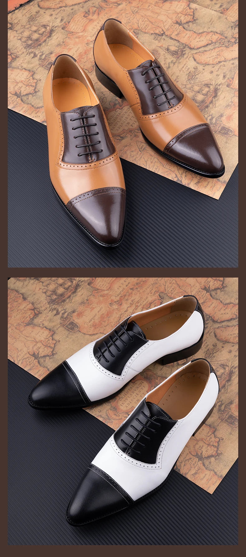 Business Versatile Lace-Up Fashion Dress Shoes Formal Office Casual Breathable Men Suit Footwear Oxford Style New Arrival Design
