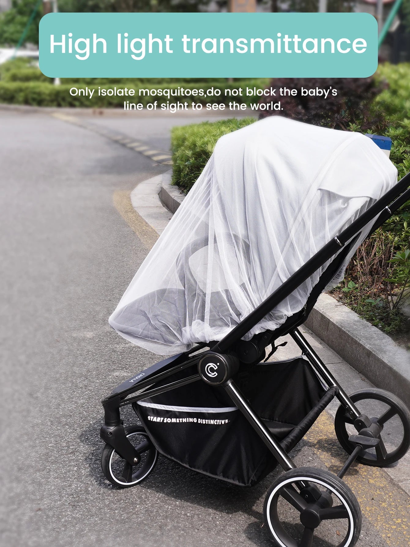 Universal Baby Stroller Mosquito Net Insect Protection Summer Mesh Cover for Prams Fly Shield Accessory