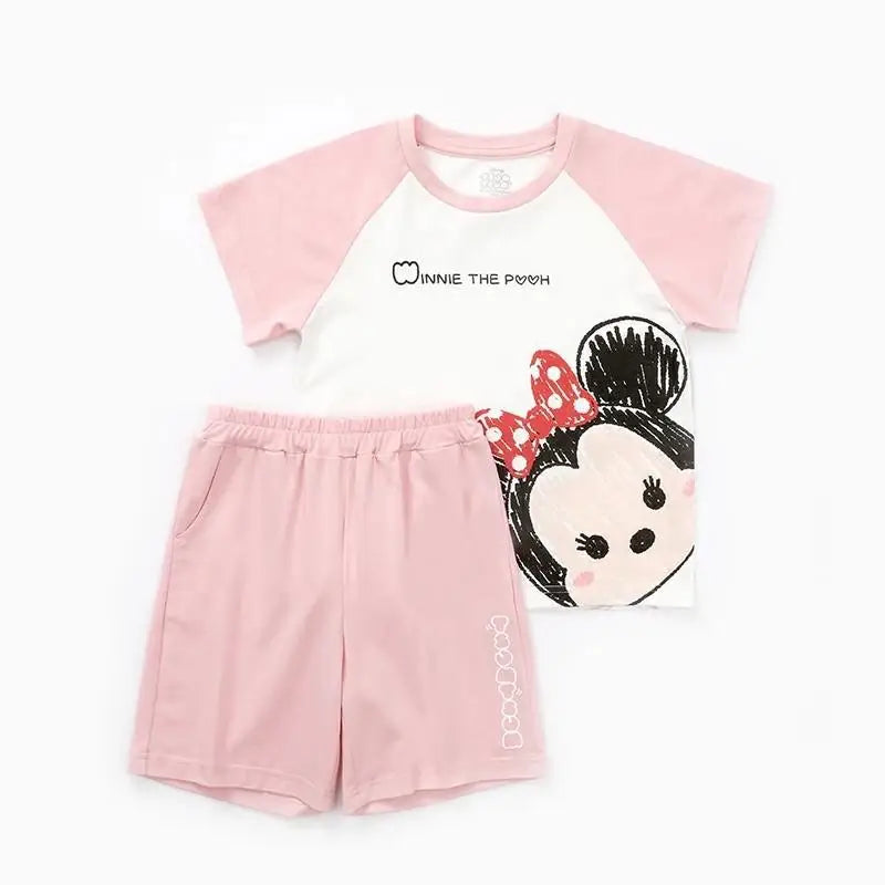 2021 Casual Baby Kids Sport Clothing Disney Mickey Mouse Clothes Sets for Boys Costumes 100% Cotton Baby Clothes 9M -4 Years Old