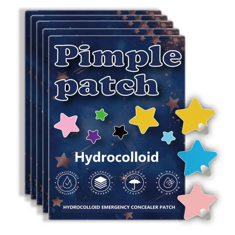 1400pcs Colorful Star Pimple Patch Acne Colorful Invisible Acne Removal Skin Care Stickers Concealer Face Spot Makeup Tools