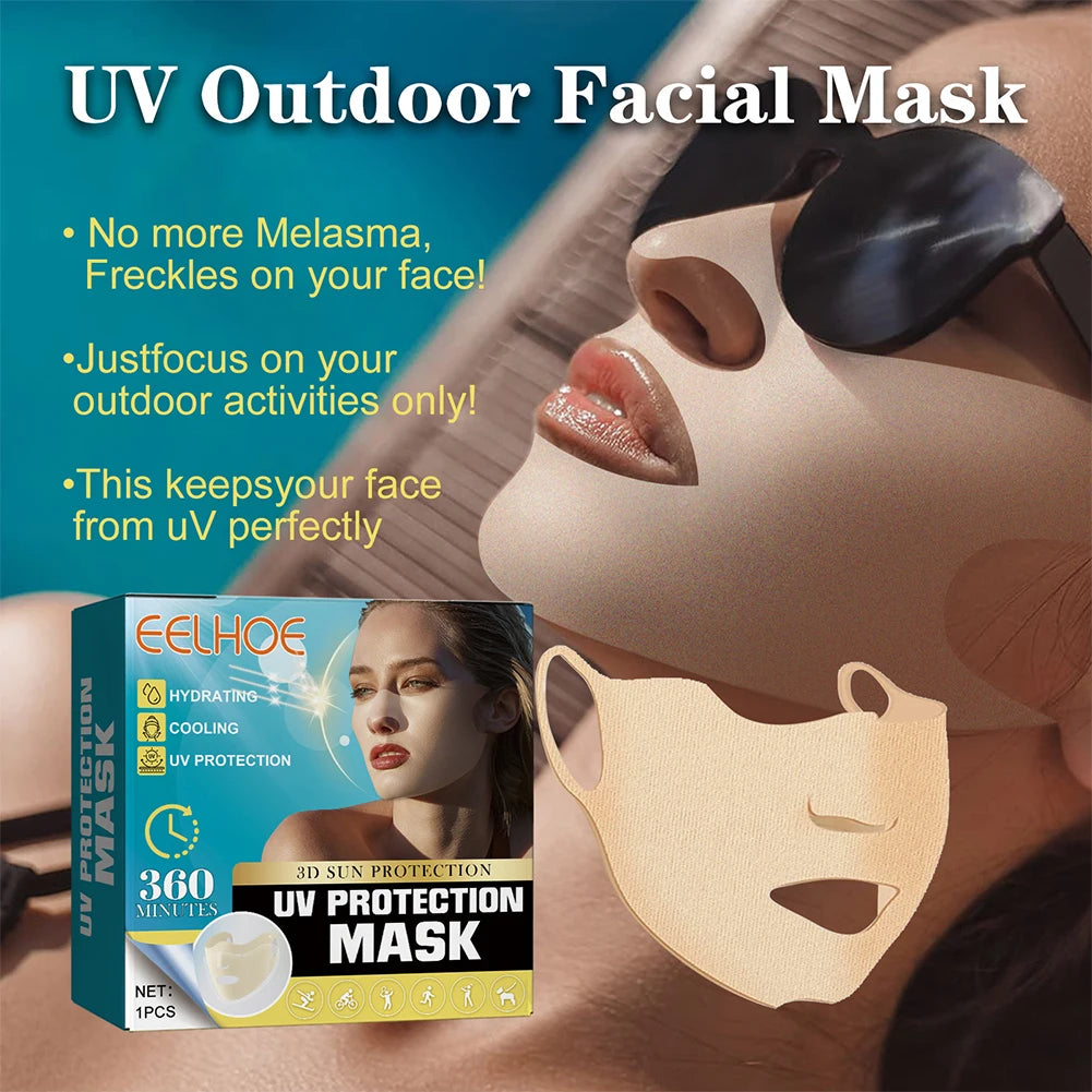 Outdoor UV Cut Eye Patch Nose Sunscreen Nose Patch Sunscreen Mask Soothing Sunscreen Face Protector Anti Sun For Skin Care