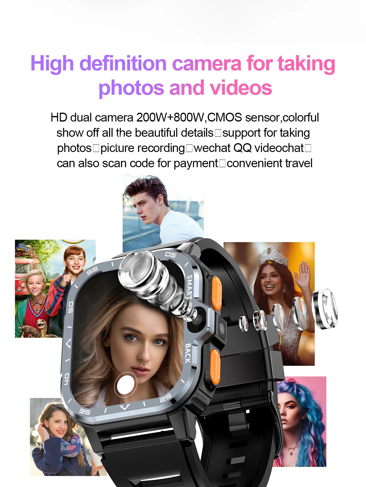 Valdus PGD 4G Smartwatch – Dual Camera & GPS