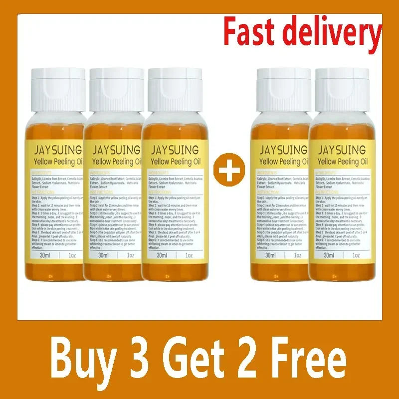 Yellow Peeling Oil Body Cleansing Exfoliation For Tender Glowing Skin Finger Joint Whitening Moisturizing Care Beauty Products