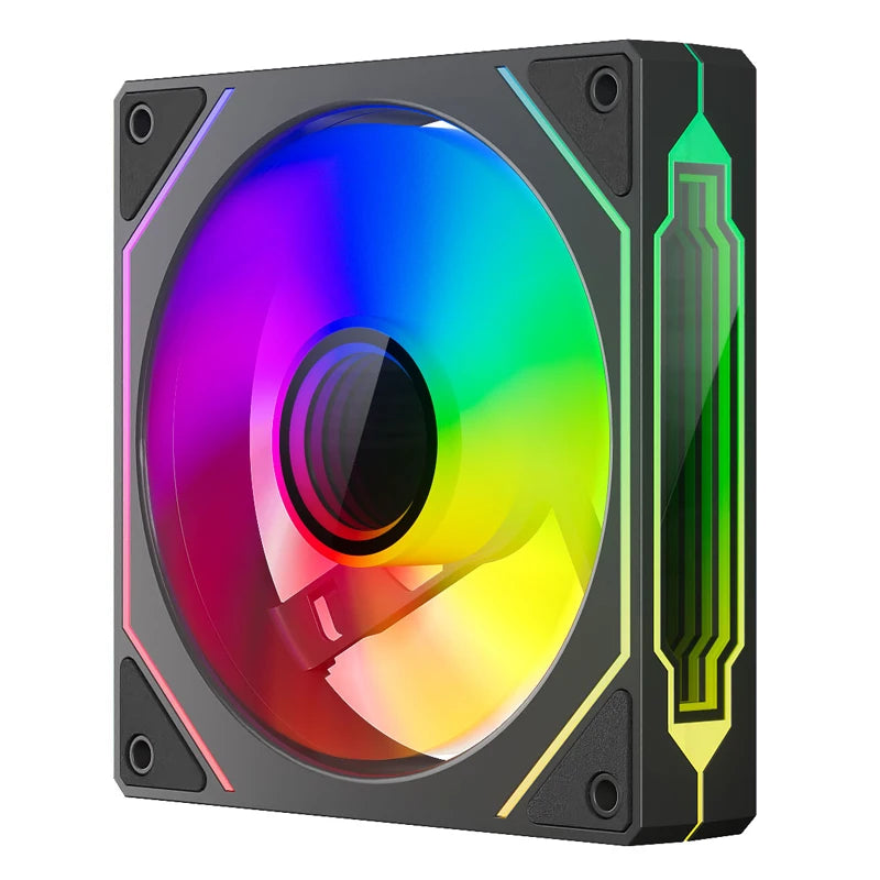TEUCER Prism 4 PRO 3PCS PC Case Fan 120mm ARGB Cyclic Mirror Light Effect PWM 800-2000RPM CPU Cooler ventilador