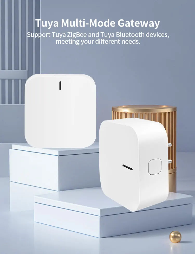New Plug-in Tuya Multi Mode ZigBee Bluetooth Gateway Hub Smart Home Appliances Remote Controller Bridge Alexa Google Home Voice