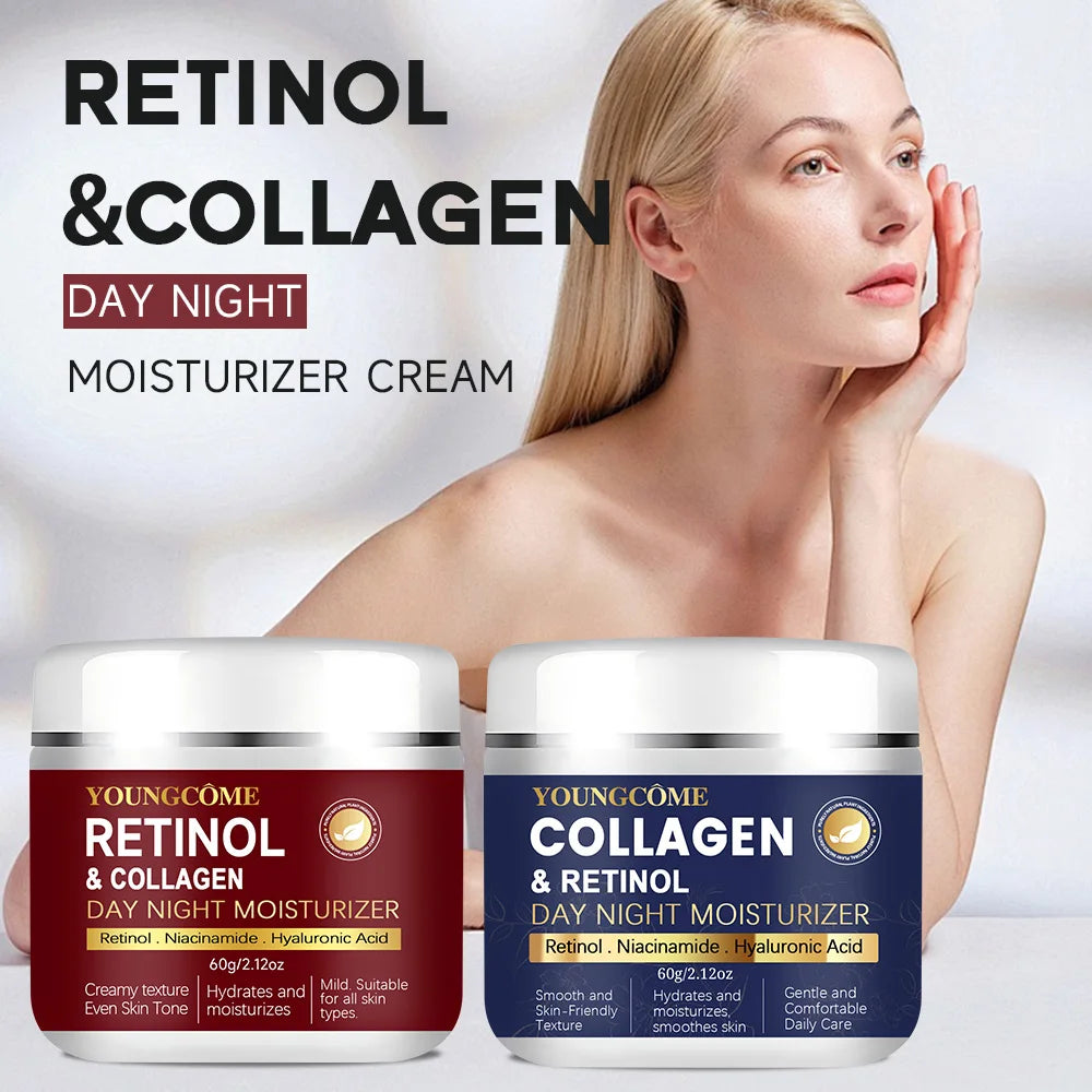 Retinol Face Skin Care Retinol Collagen Cream Anti-aging Wrinkle Deep Hydration Moisturizing Skin Health Whitening Exfoliation