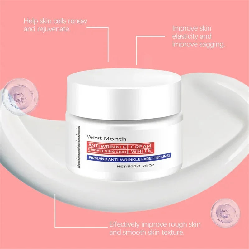 Collagen Face Serum Cream Set Anti-Aging Firming Lifting Fine Line Deep Anti Sagging Wrinkle Brighten Beauty Skin Care Products