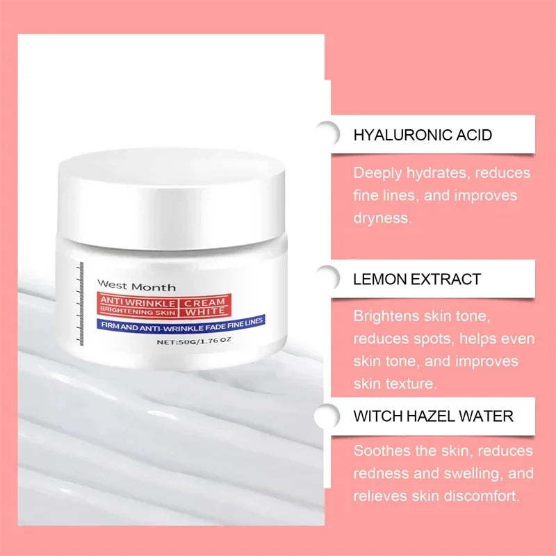 Collagen Face Serum Cream Set Anti-Aging Firming Lifting Fine Line Deep Anti Sagging Wrinkle Brighten Beauty Skin Care Products