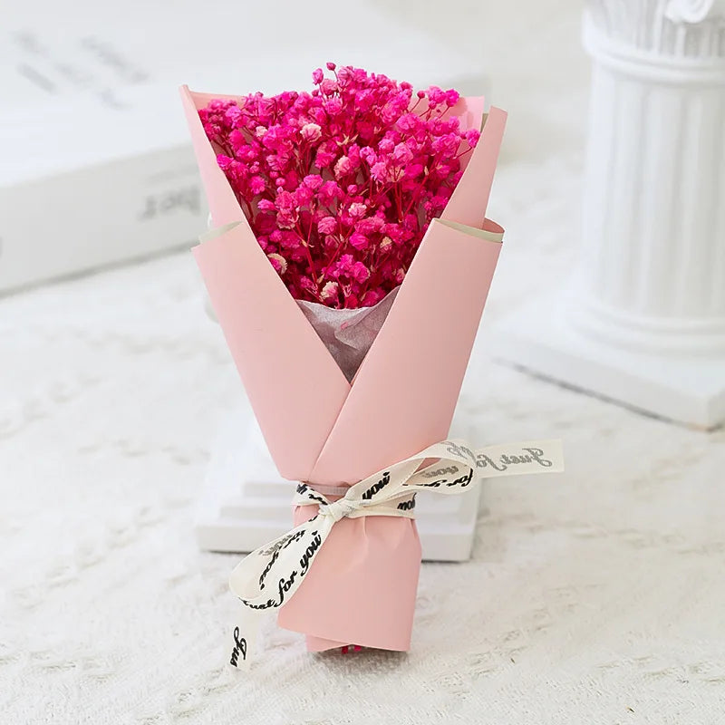 Mini Rose Soap Flower Bouquet Artificial Flowers Home Wedding Decorations Valentine'S Day New Year Birthday Gift Thanksgiving