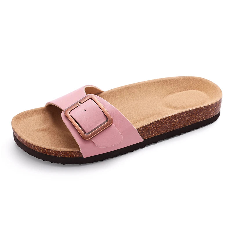 Litfun Fashion Clogs Sandals For Women 2025 New Cork Clogs Mules With Arch Support Outdoor Anti-slip Beach Orthopedic Slippers