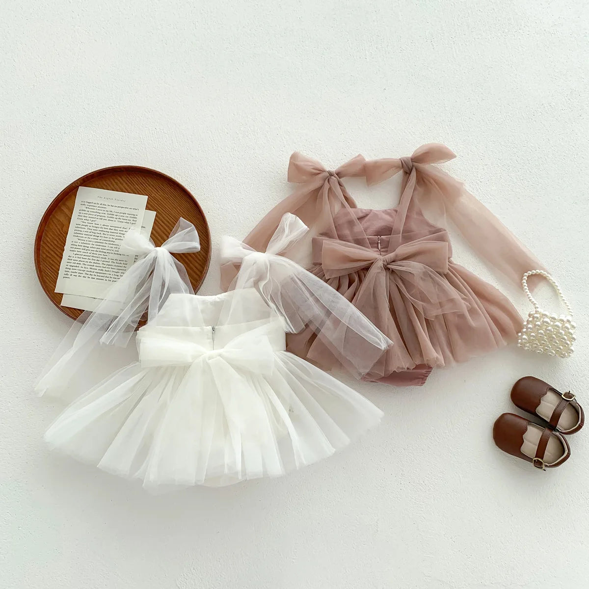 Summer Baby Romper Set Lace Polka Dots Toddler Princess Dress  Infant Girls Bodysuit Baby Onesies 0-24 M