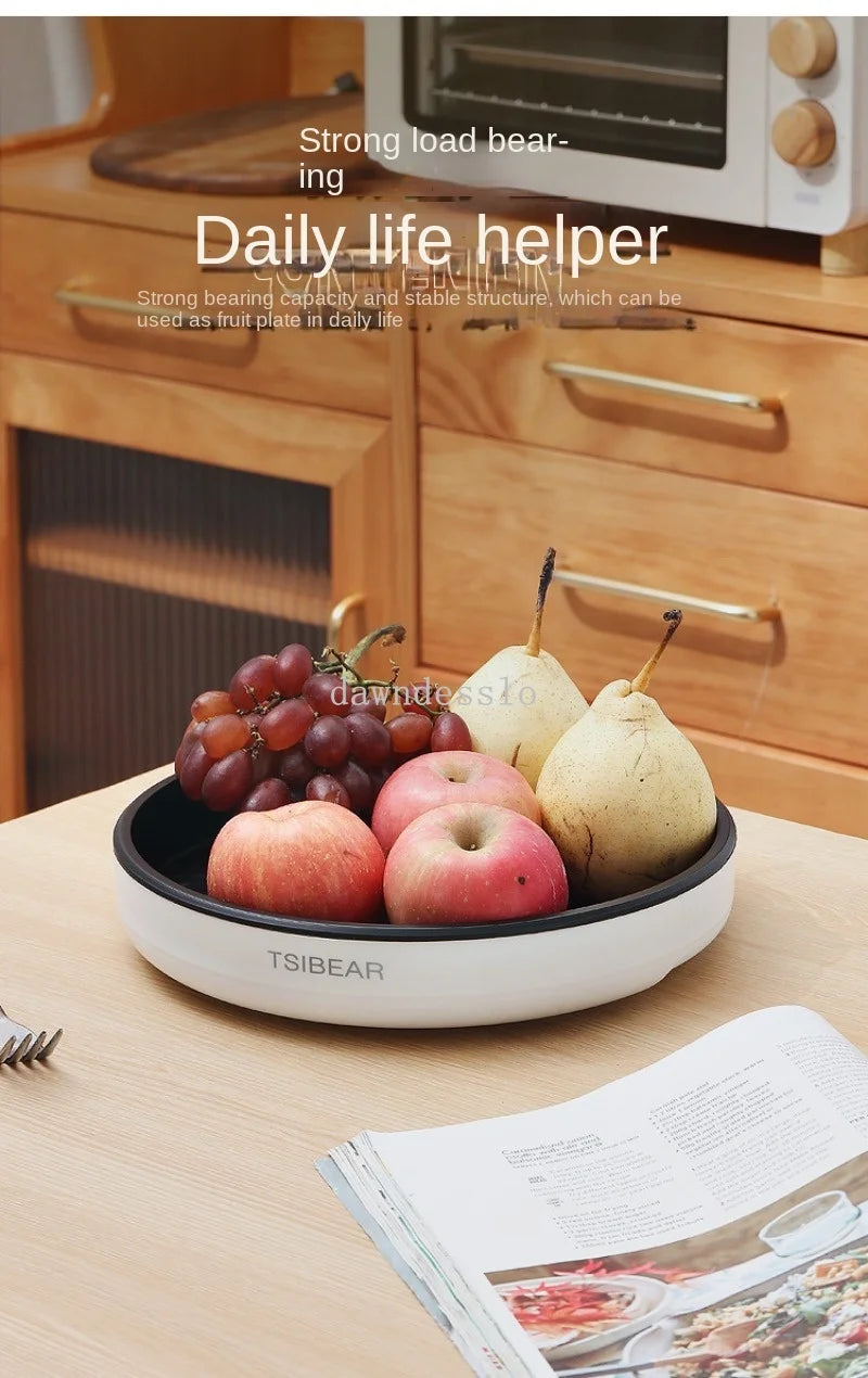 360° Rotation Spice Rack Organizer Cabinet Turntable Seasoning Holder Kitchen Storage Tray for Kitchen Bathroom Refrigerator