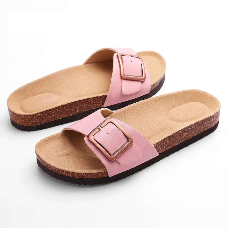 Litfun Fashion Clogs Sandals For Women 2025 New Cork Clogs Mules With Arch Support Outdoor Anti-slip Beach Orthopedic Slippers