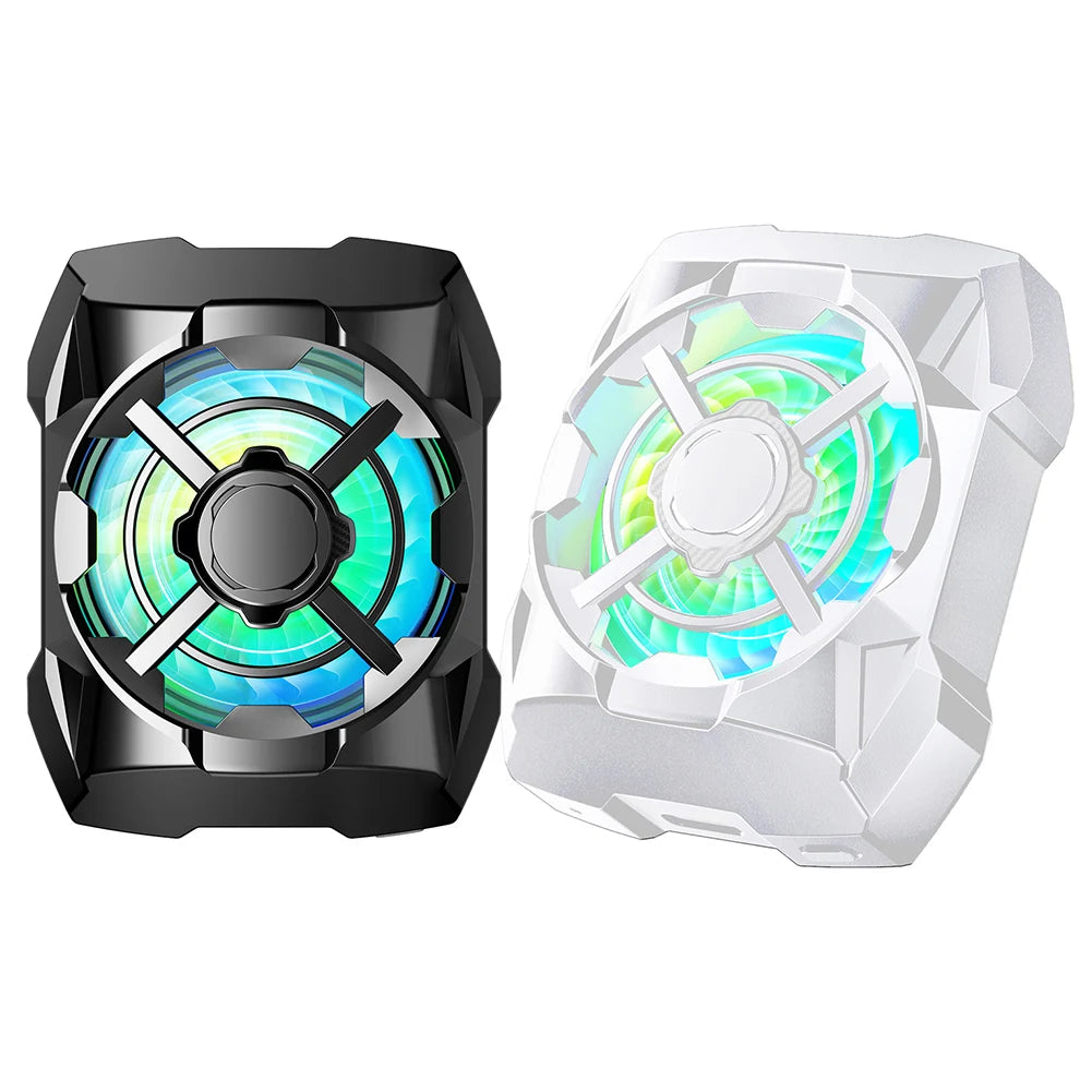Portable Phone Cooler Rechargeable 3 Speeds Adjustable Mobile Phone Radiator Wireless Magnetic for Playing Games Watching Videos