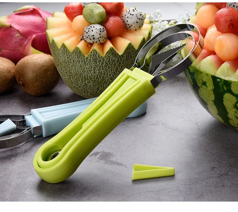 Melon Scoops Fruit Cutting Tool Watermelon Knife Slices Different Innovative Kitchen Utensils Accessorie Useful Things for Home