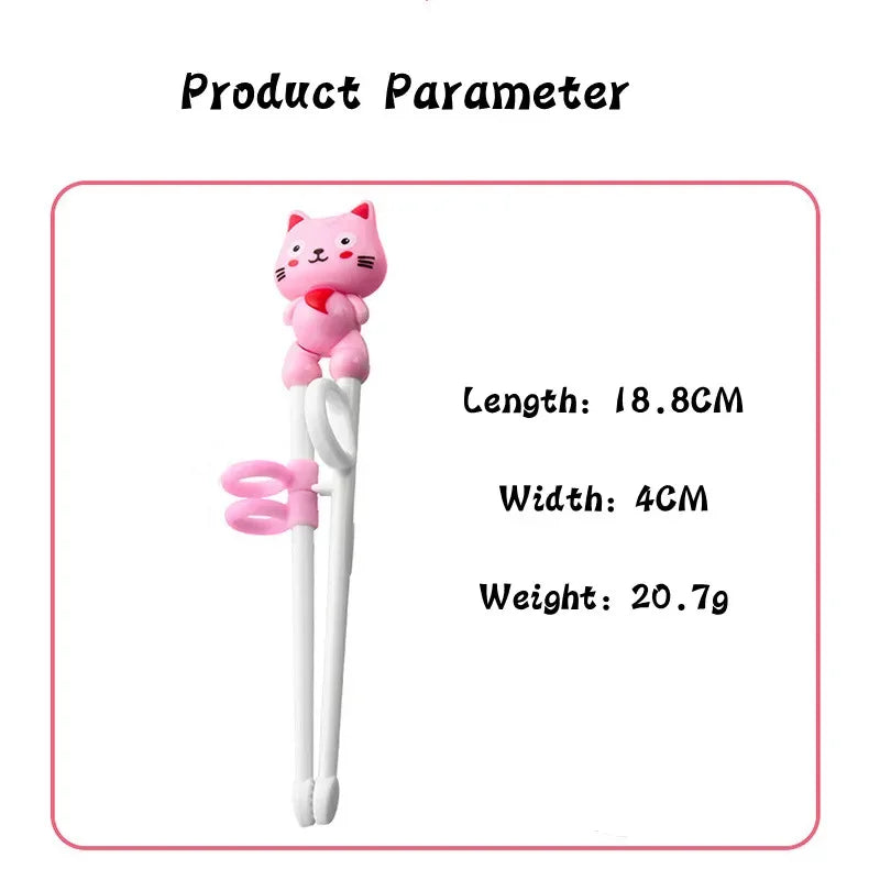 1Pair Chopsticks for Right Hand Home Children's Products Kitchen Tools Chopsticks Kids Baby Learning Helper Training Children