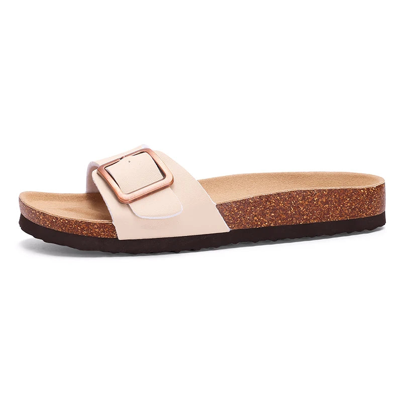 Litfun Fashion Clogs Sandals For Women 2025 New Cork Clogs Mules With Arch Support Outdoor Anti-slip Beach Orthopedic Slippers