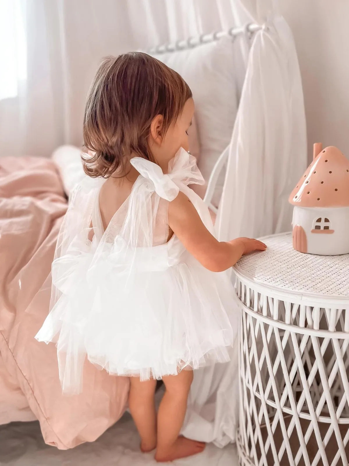 Summer Baby Romper Set Lace Polka Dots Toddler Princess Dress  Infant Girls Bodysuit Baby Onesies 0-24 M