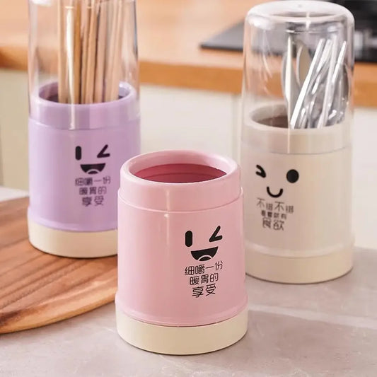 New Cute Kitchen Spoon Chopstick Storage Drying Drain Drainer Holder Shelf Accessories Box Home Rack Cutlery Basket Organiz H0Y1