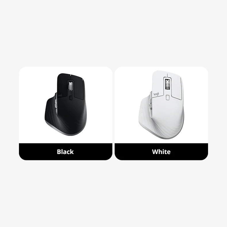 Logitech MX Master 3S Wireless Bluetooth Mouse Bluetooth 2.4G Low Noise Ergonomic Design Mouse For Gaming Laptop Accessoires