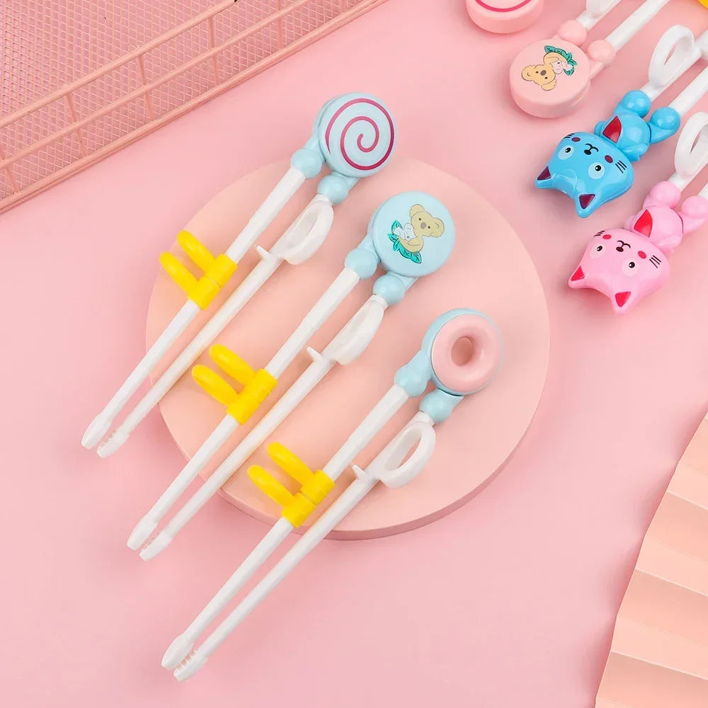 1Pair Chopsticks for Right Hand Home Children's Products Kitchen Tools Chopsticks Kids Baby Learning Helper Training Children