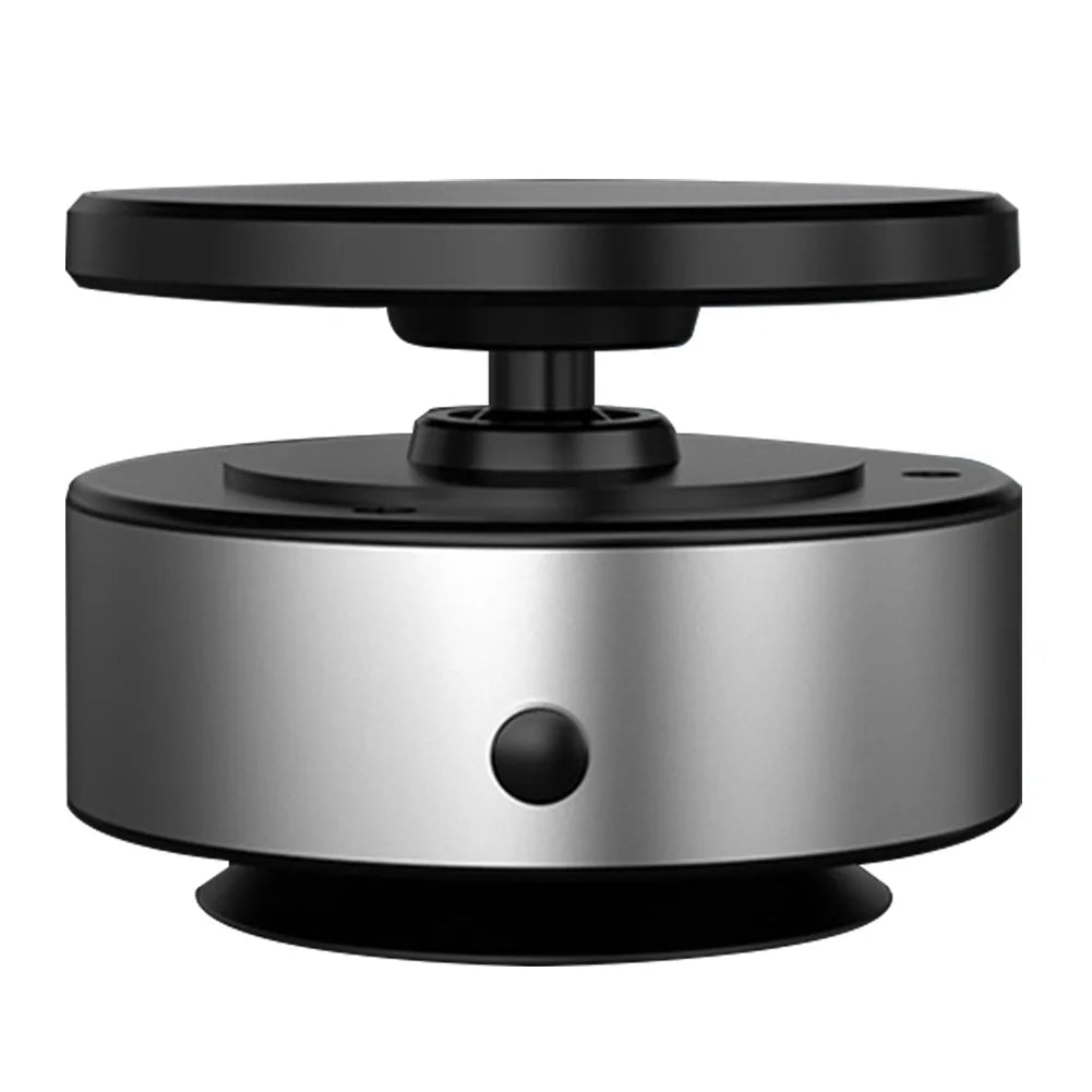 Magnetic Vacuum Adsorption Phone Holder 360°Rotatable Vacuum Suction Mobile Phone Holder Wireless Charging for Gym Bath Shower