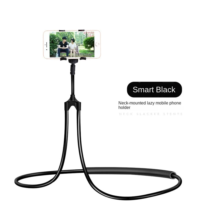 Mobile Phone Holder Hanging Neck Lazy Cellphone Mount Accessories Adjustable 360 Degree Phones Holder Stand for IPhone Xiaomi