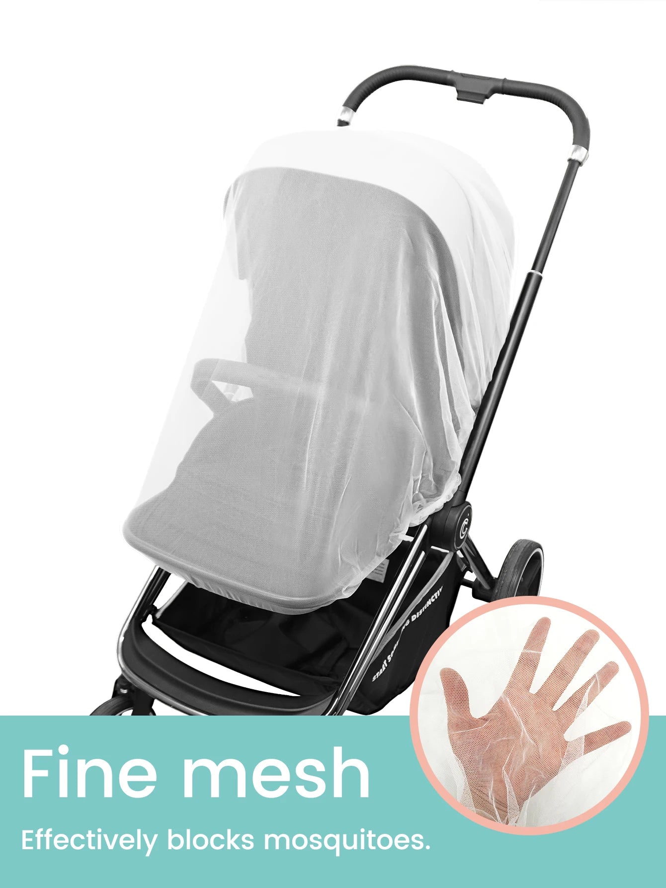 Universal Baby Stroller Mosquito Net Insect Protection Summer Mesh Cover for Prams Fly Shield Accessory