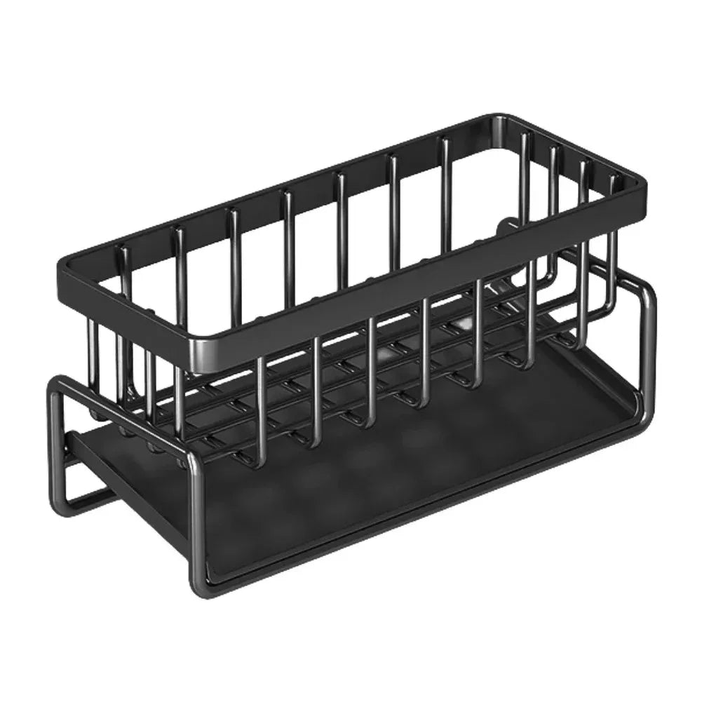 Kitchen Accessories Stainless Steel Sink Drain Rack Sponge Storage Faucet Holder Soap Drainer Towel Rack Shelf Organizer