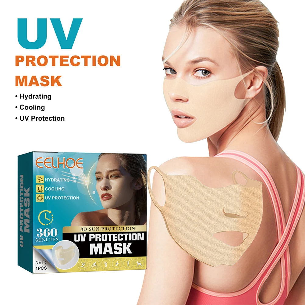 Outdoor UV Cut Eye Patch Nose Sunscreen Nose Patch Sunscreen Mask Soothing Sunscreen Face Protector Anti Sun For Skin Care