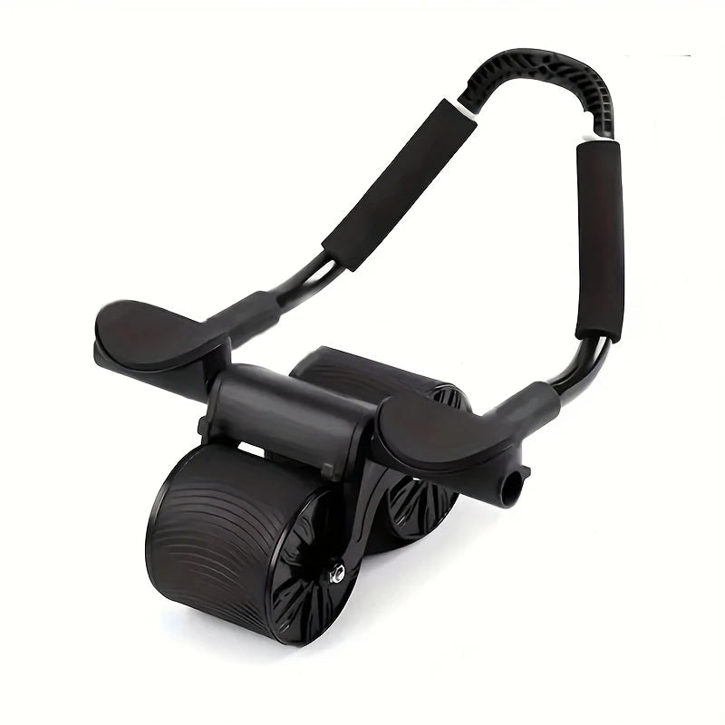 Abdominal Wheel Roller abs Workout Equipment Machine for Gym Automatic Rebound Elbow Support Fitness Sports With Phone Holder