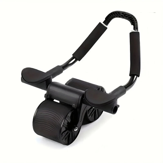 Abdominal Wheel Roller abs Workout Equipment Machine for Gym Automatic Rebound Elbow Support Fitness Sports With Phone Holder