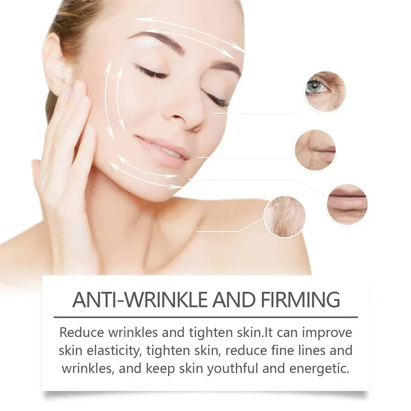 Collagen Face Serum Cream Set Anti-Aging Firming Lifting Fine Line Deep Anti Sagging Wrinkle Brighten Beauty Skin Care Products