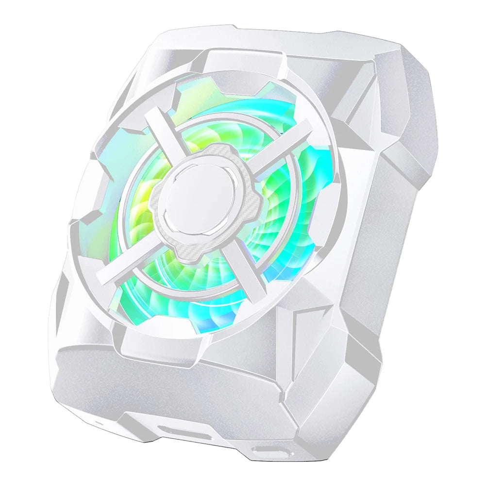 Portable Phone Cooler Rechargeable 3 Speeds Adjustable Mobile Phone Radiator Wireless Magnetic for Playing Games Watching Videos