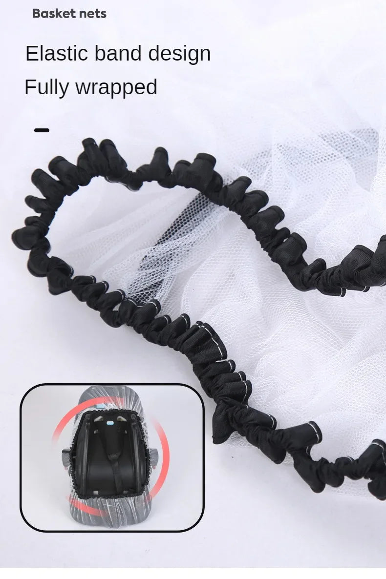 New Mosquito Net For Baby Stroller Summer Pram Insect Shield Net Infants Pushchair Cart Safe Protection Mesh Pram Accessories