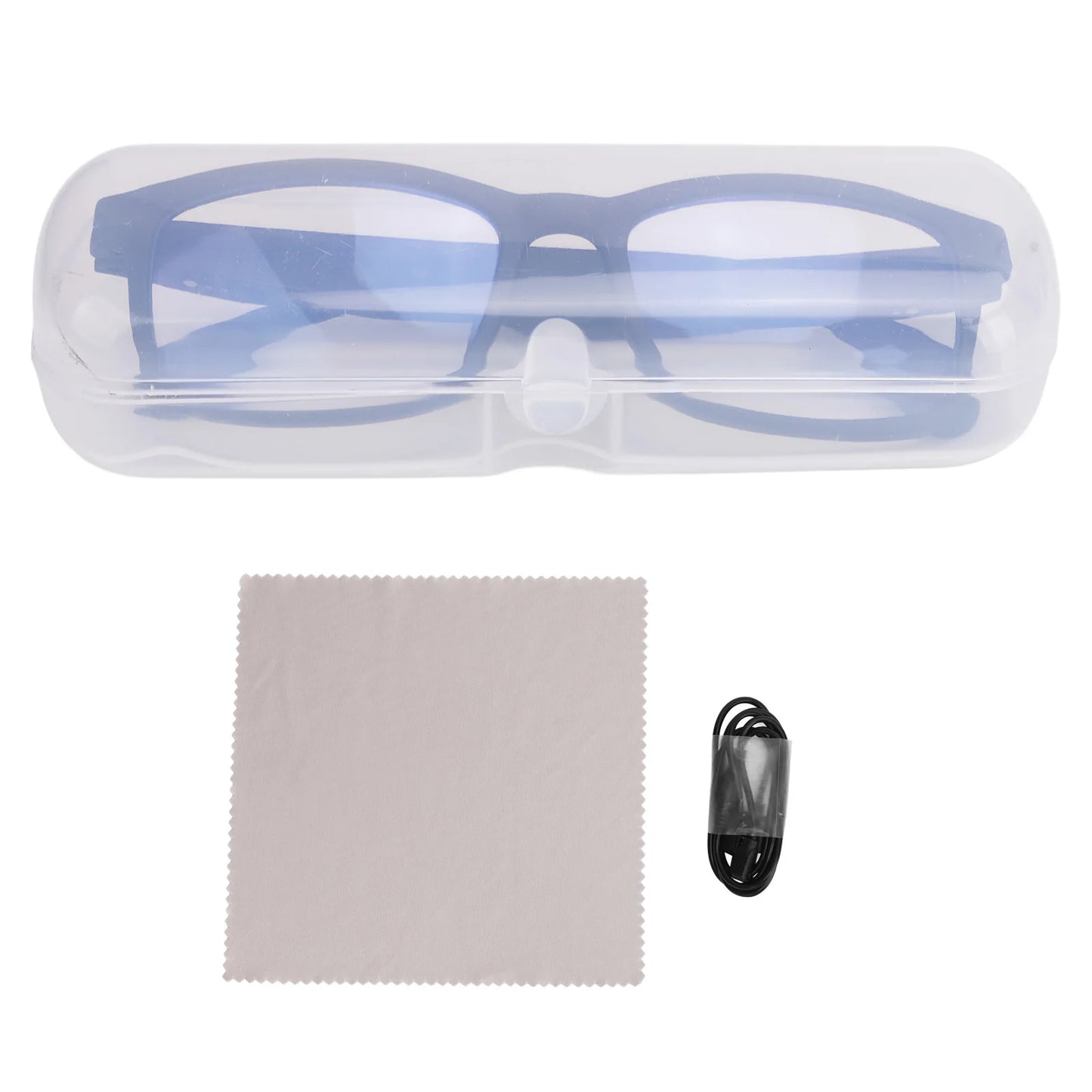 Smart Sound Glasses with Mic Blue Light Filter Touch  Outdoor Cycling Bluetooth 5.3 Glasses Smart Glasses