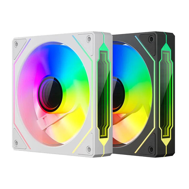 TEUCER Prism 4 PRO 3PCS PC Case Fan 120mm ARGB Cyclic Mirror Light Effect PWM 800-2000RPM CPU Cooler ventilador