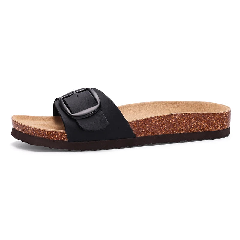 Litfun Fashion Clogs Sandals For Women 2025 New Cork Clogs Mules With Arch Support Outdoor Anti-slip Beach Orthopedic Slippers