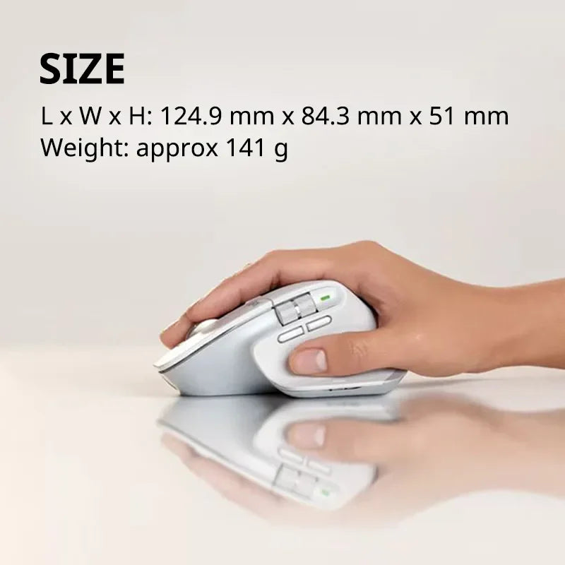Logitech MX Master 3S Wireless Bluetooth Mouse Bluetooth 2.4G Low Noise Ergonomic Design Mouse For Gaming Laptop Accessoires