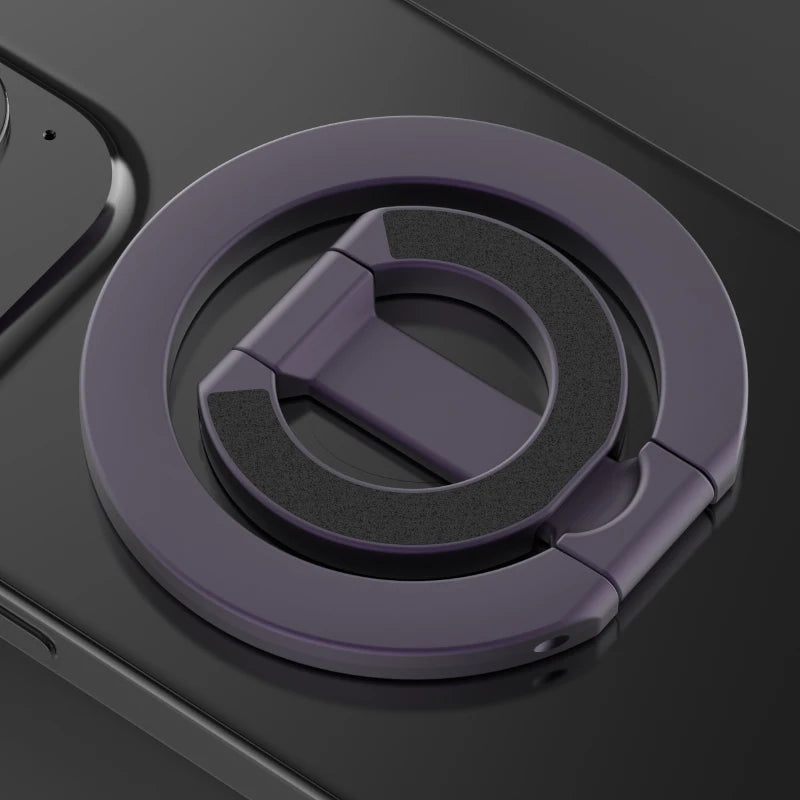 2025 New Mobile Phone Finger Ring Holder for Magsafe Strong Magnet Suction Double-sided Magnetic Stand for iPhone16 15 14 Xiaomi