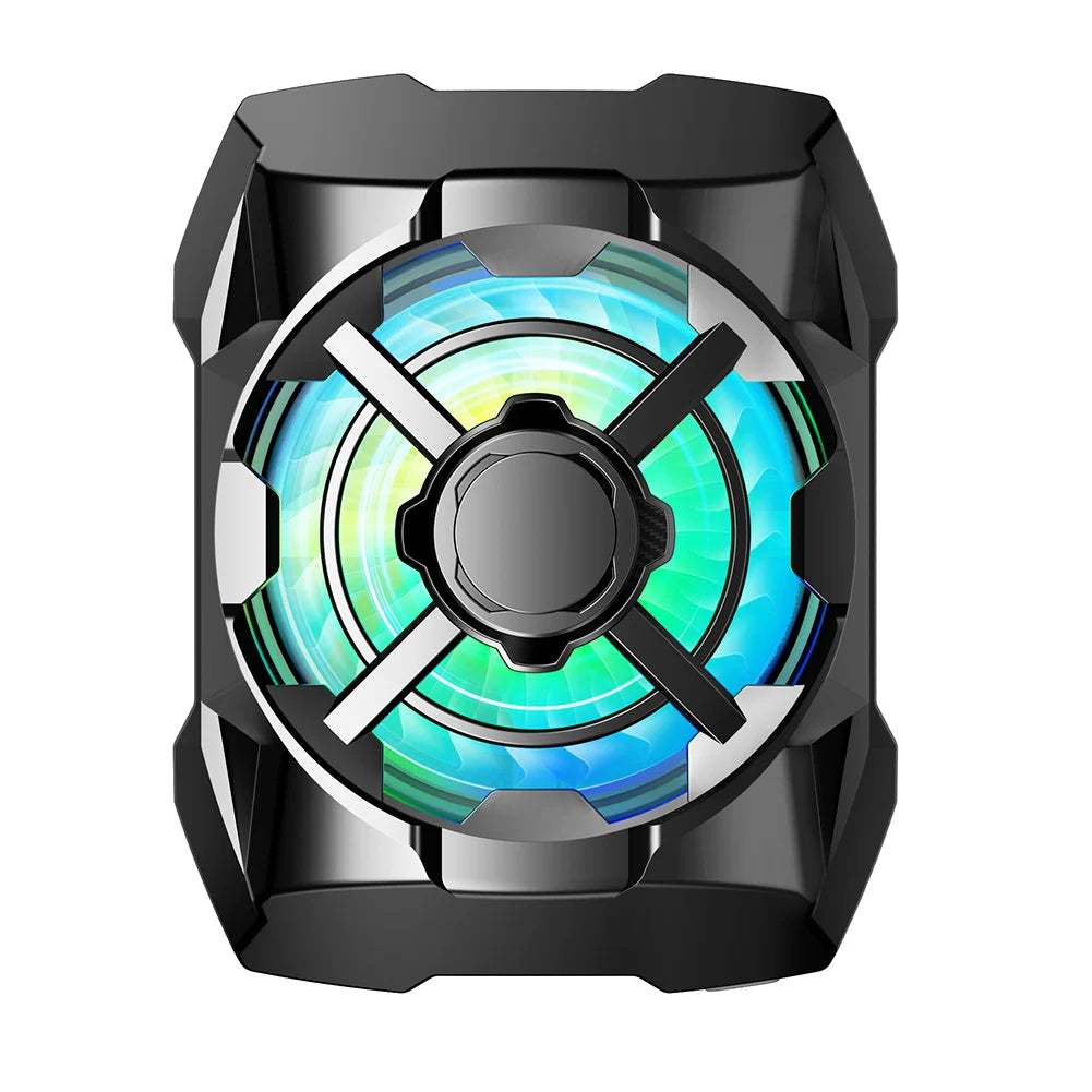 Portable Phone Cooler Rechargeable 3 Speeds Adjustable Mobile Phone Radiator Wireless Magnetic for Playing Games Watching Videos