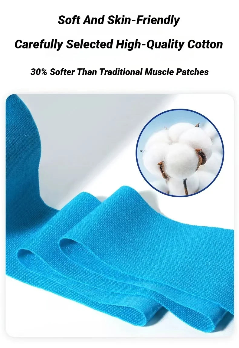 5CMX5M Athletic Elastoplast Injury Sports Tape Muscle Recovery Patch Lift Chest Anti Sagging Knee Elbow Stretch Fitness Brace