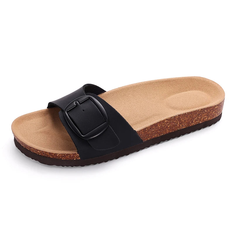 Litfun Fashion Clogs Sandals For Women 2025 New Cork Clogs Mules With Arch Support Outdoor Anti-slip Beach Orthopedic Slippers